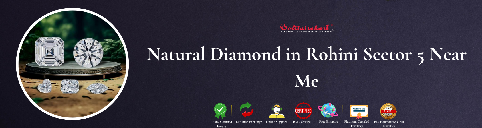 Experience Timeless Sparkle with a Natural Diamond in Rohini Sector 5 Near Me